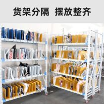 Factory direct sales clothing shelf baffle separator plate customized warehouse shelf frame bracket button barrier customized