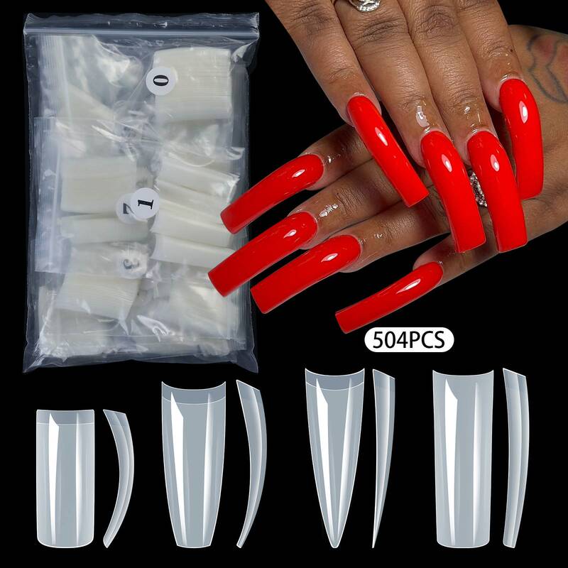 Nail Art Ultra-Thin Soft Nails, Popular in Europe and America, Wearable Half-Stick Light Stick-On Thin Fake Nail Patches, Curved Downward Fold, Traceless Nail Art Ultra-Thin Soft Nails, Popular in Europe and America, Wearable Half-Stick Light Stick-On Thin Fake Nail Patches, Curved Downward Fold, Traceless