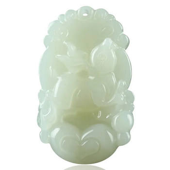 Runyi hetian jade zodiac pendant for men and women white jade zodiac sign jade pendant jade pendant item