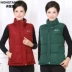 Mẹ tải nữ xuống vest cotton trung thu thu đông các kiểu áo vest nữ hàn quốc Áo vest