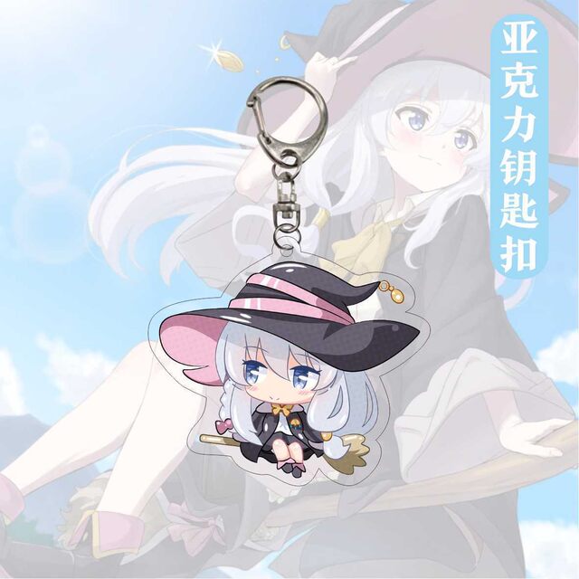 1 ການຂົນສົ່ງຟຣີ anime peripheral acrylic keychain Witch Journey peripheral Irena bag pendant