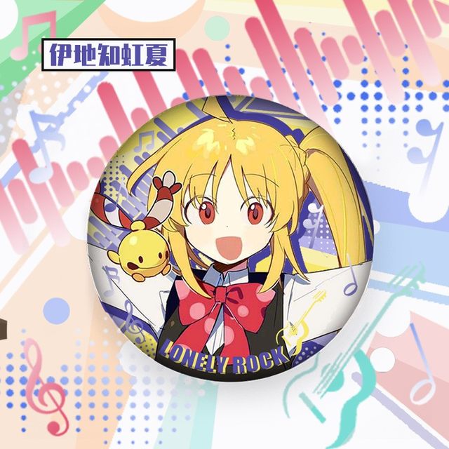 Animation Lonely Rock Peripheral Fan Badge Iji Chihong Natsu Goto Ichisato Yamada Ryokita Ikuyo