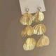 6# серебряная игла-золотой цветок полый