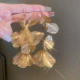 30# серебряная игла-золотой цветок полый