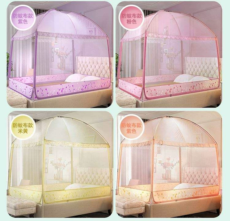 Cửa lưới chống muỗi Yurt 1,8m giường 2 mét 1,5 lưới chữ 1.35 lưới chống muỗi gia đình 0.9 chống rơi trẻ em 1 tài khoản mẫu - Lưới chống muỗi