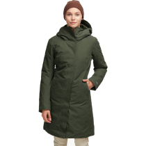 Liu Wen with Archaeopteryx ARCTERYX Pata Parka womens thick down jacket long coat 28240
