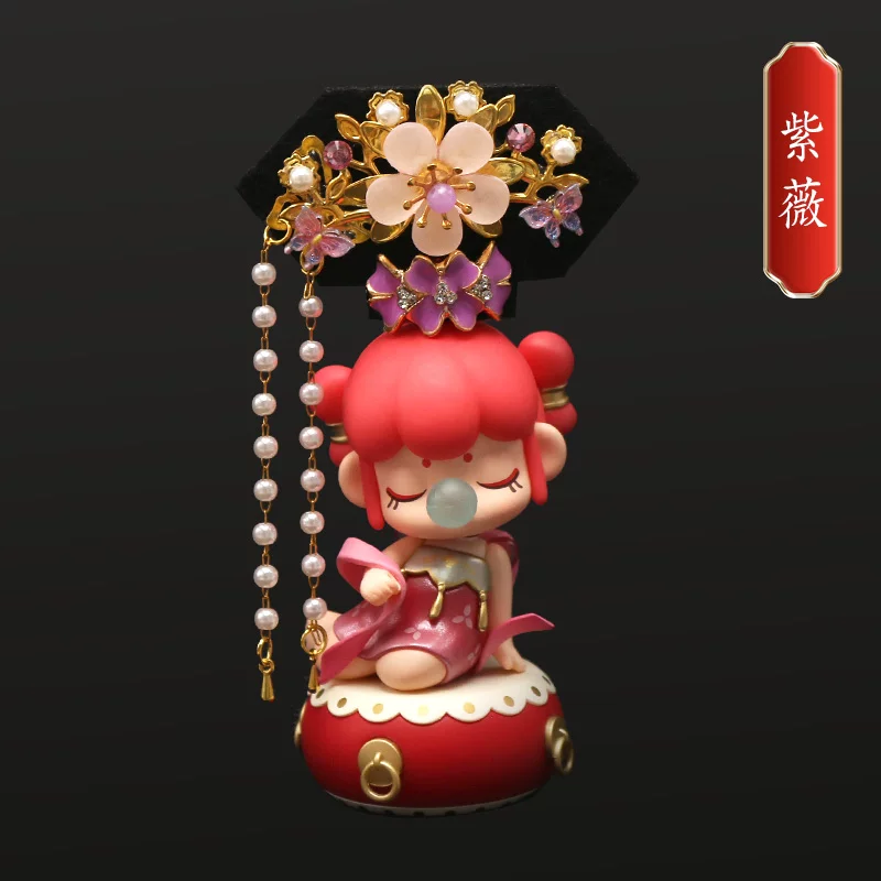 Древний костюм blind box Руолай модель игрушка головной убор 30 см кукла BJD ханфу древний стиль царственный венец hairpin шаг shake