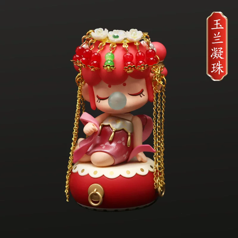 Древний костюм blind box Руолай модель игрушка головной убор 30 см кукла BJD ханфу древний стиль царственный венец hairpin шаг shake