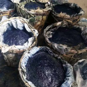 Shiran Dye Workshop \Guizhou Plant Dye Radix Isatidis \Horse Blue \Blue Indigo Paste \Wax Dye Tie Dye