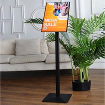 High-grade acrylic stand signboard vertical guide sign Advertising display guide sign stand A3 A4 floor water card