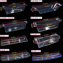Range hood oil box Oil box Disposable long oil bowl oil tank oil cup Kitchen oil bucket Old rectangular