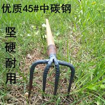 Land loosening artifact rake agricultural tools tools agricultural hoe land reclamation gardening manganese steel fire