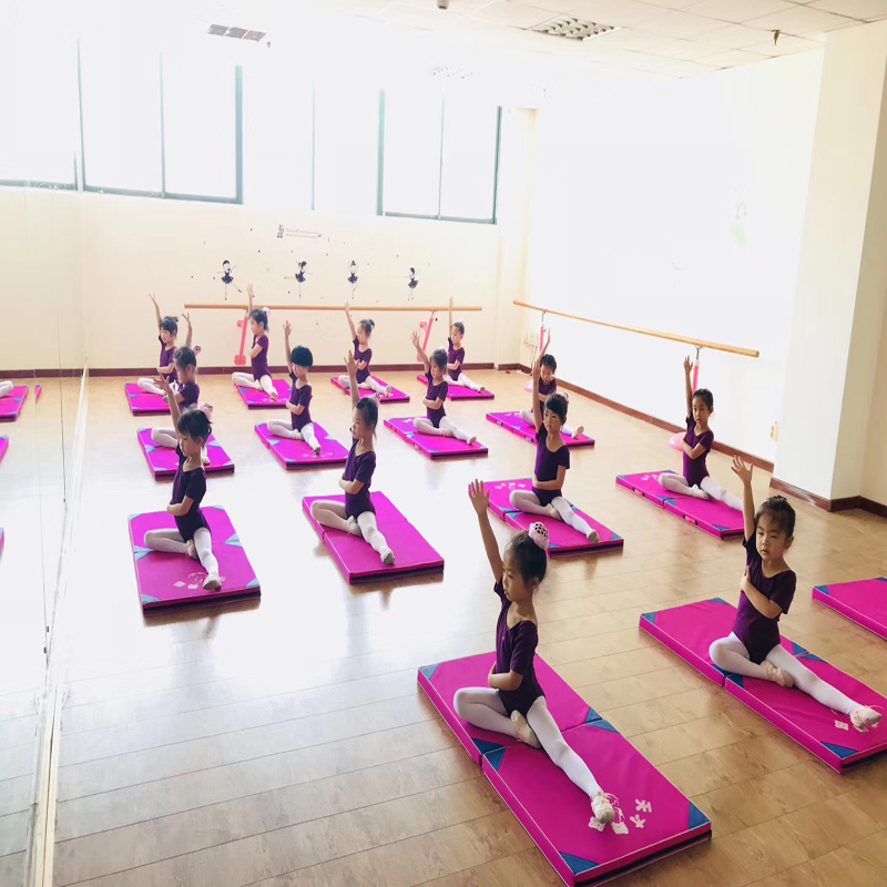 Folding sponge cushion kindergarten dance waterproof school mat gymnastics mat on the back of the upper and thicken anti-slip cushion