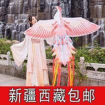 Xinjiang and Tibets new Internet celebrity Chinese style and national trend beautiful phoenix bluebird high-looking kite easy to fly in the breeze