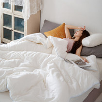 Cotton jacquard soybean quilt cotton spring and autumn winter thickened warm winter quilt bed bedding bedding