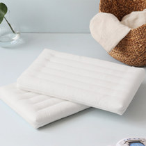 Cotton adult pillow neck protection low pillow single hotel fiber pillow single hotel fiber pillow can be washed 1 pair of Pats 2