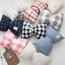 Net red recommends cotton wash cotton bow Pillow sofa cushion photo props car waist cushion