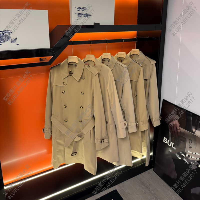 A Large Collection of Waterloo Kensington Chelsea Camden Series Trench Coats, Long and Mid-Length, Slim-Fit Jackets for Men and Women