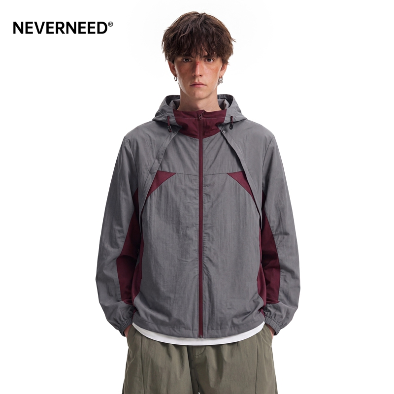 Neverneed Mesh Breathable Hooded Sun Protection Clothing for Men and Women in Summer American Outdoor Sports Anti-Uv Jacket