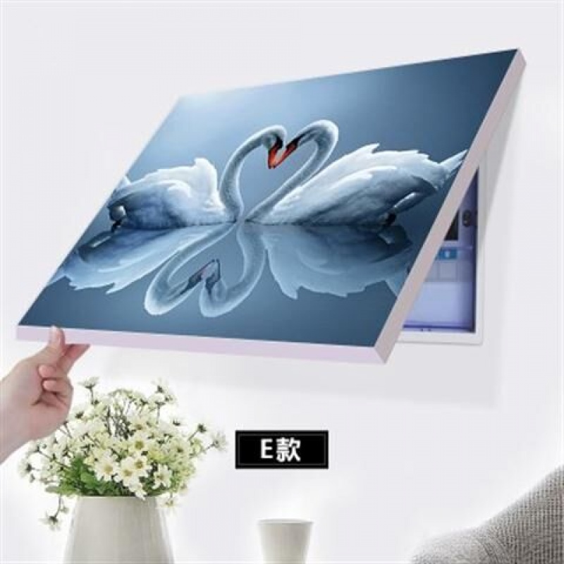 Modern living room hanging painting electric meter box shielded from punch-free decorative painting clamshell type electric brake box mural (manufacturer's straight camp