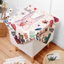 Shading cloth small tablecloth bedside cabinet scarf printer cover cloth indoor bedroom square simple Wild Wild net red microwave
