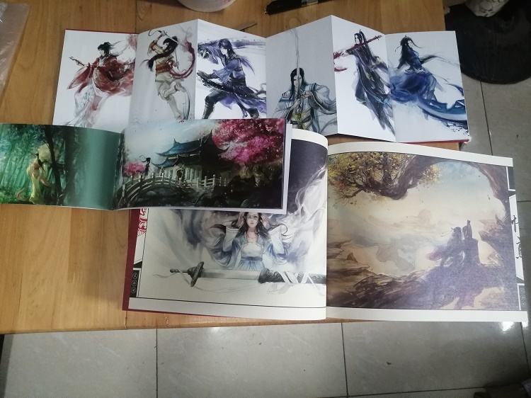 Legend of Sword and Fairy: All staff book wxh love kite with floating booklet