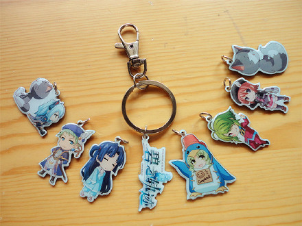 Bizhijiu Deluxe Edition Keychain Pendant Full Set