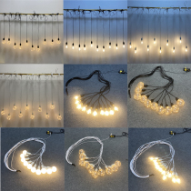 New wedding props Mori wedding Dragon ball chandelier Edison bulb chandelier tungsten bulb hanging lamp ornament