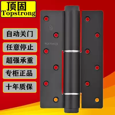 Top-fixed invisible door hinge automatic closing door closer buffer invisible hydraulic damping spring hinge self-closing hinge