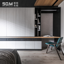 SQM Clothing Clothing Light Luxury Light Open Door Bedroom Overall Wardrobe Customized Design