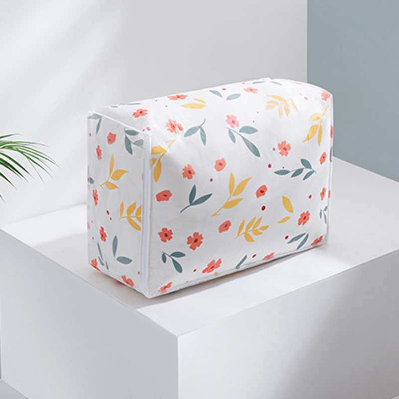 Square large bag of cotton quilted bag moving clothes Quilted Large Bag Moisture-proof packing bag Luggage Bag Finishing Bag