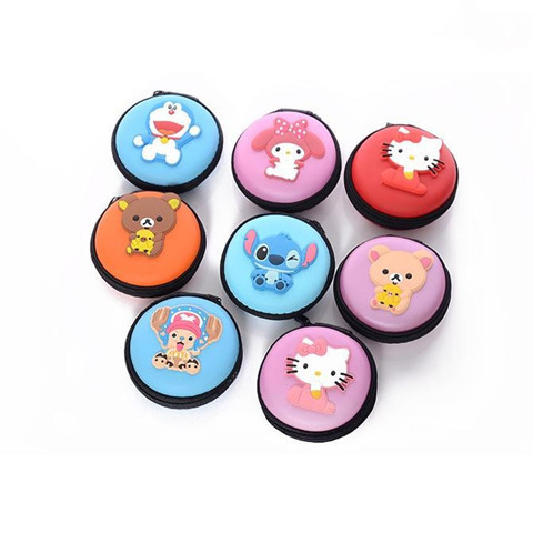 Cute Mini Coin Purse for Women, Cartoon Earphone Bag, Portable, Compact Gift, Round Simple Storage Box Cute Mini Coin Purse for Women, Cartoon Earphone Bag, Portable, Compact Gift, Round Simple Storage Box