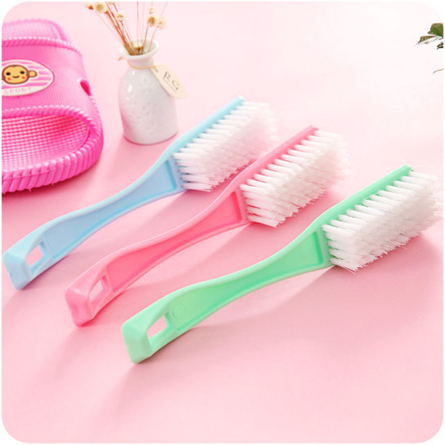 Multifunctional long-functional shoe shoe bristled soft-bristle brush, shoe washing shoe brush, cleaning brush, plastic brush, ຫນັງຂັດເກີບ, ແປງຂັດເກີບ, ແປງຊັກ.