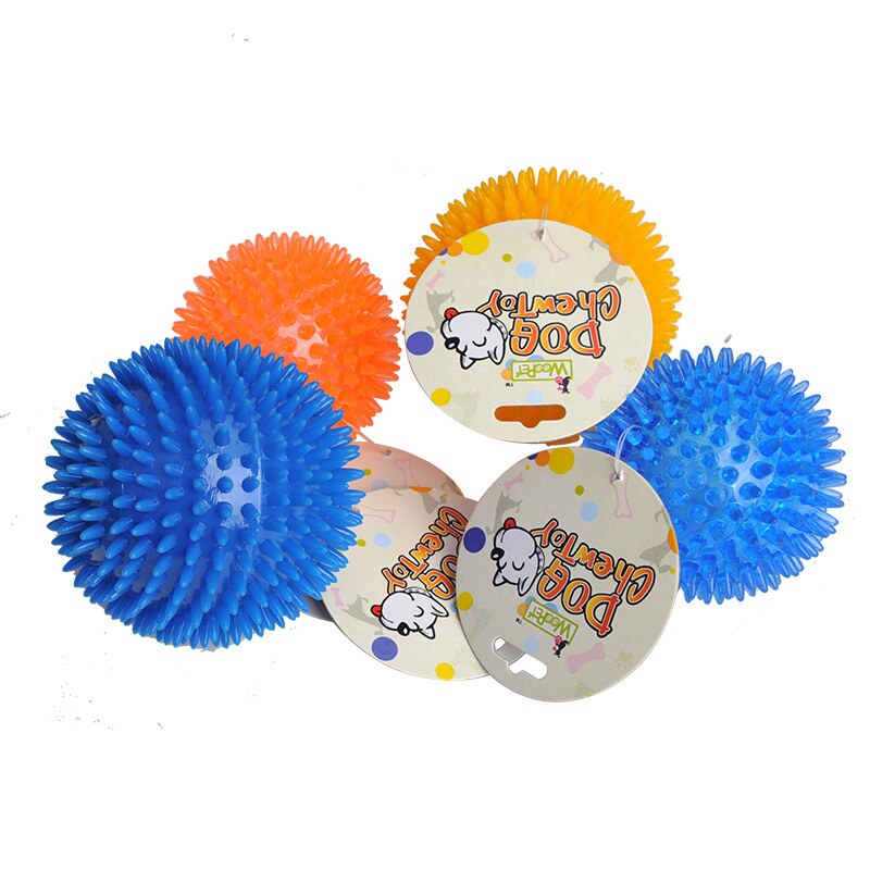 Dog Toy Thorn Ball Grinding Teeth Cleaning Teeth Resistant Bite Ball Large, Medium and Small Dogs Golden Retriever Teddy Border Collie Dog Jumping Ball