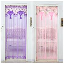 Cloth Art Door Curtain Mosquito-Proof Veil Door Curtain Bedroom Lace Encrypted Curtain Partition Simple Door Curtain Living-room Summer Decorate Home