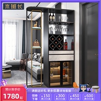  Light luxury entrance cabinet Shoe cabinet door screen partition wine cabinet Decorative cabinet Simple small apartment living room household room hall cabinet