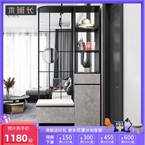 Living room entrance entrance cabinet shoe cabinet integrated modern simple screen decoration cabinet small apartment brake entrance partition cabinet