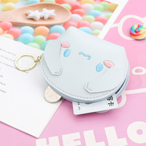Creative Japanese popular cartoon coin purse headphone zipper bag pu leather short portable storage bag childrens small wallet