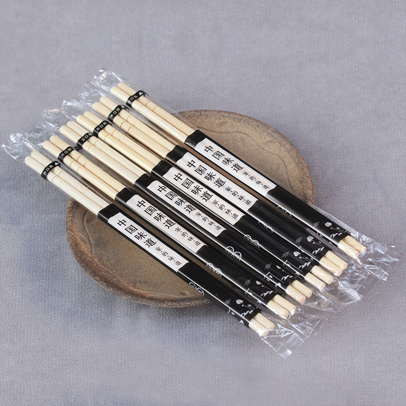 Disposable Chopsticks 22 Bamboo Chopsticks Double Raw Chopsticks Convenient Chopsticks Fast Food Snack Package Takeaway Commercial Round Chopsticks Sanitary Chopsticks