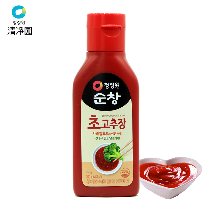 Qingjing Garden Spicy chili sauce Chunchang Vinegar Spicy chili sauce Bibimbap Hot sauce rice sauce Vegetable barbecue dipping sauce 300g*2 bottles