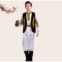 Yuandi minority costume male adult Xinjiang Uyghur dance performance costume male and female minority dance