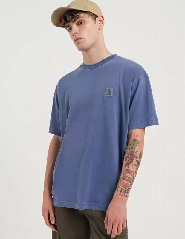 Carhartt Alternative Classic Washed Vintage Pure Cotton Short-Sleeve T-Shirt Unisex Casual Crew Neck Top T-Shirt