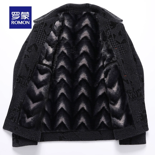 Флисовая шерстяная демисезонная утепленная куртка, пальто, для среднего возраста, свободный крой