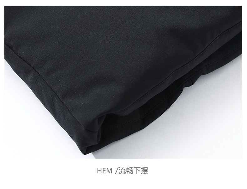 出口量国内第一 罗蒙 男士中长款 加厚保暖棉服 图12
