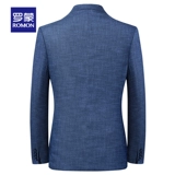 Мужской демисезонный приталенный осенний костюм для отдыха