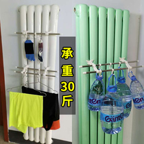 General radiator plus hydropower heating sheet clothes hanger towel rod wool towel rack stainless steel pipe hanging hook rack