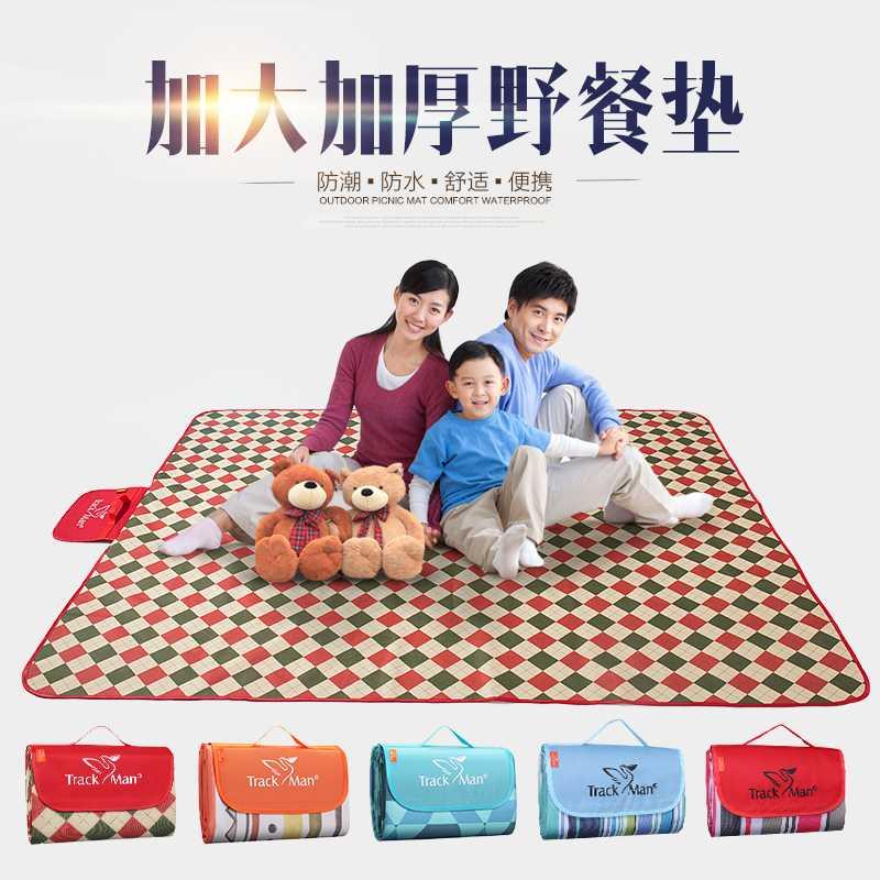 Picnic mat Outdoor Oxford Boo dã ngoại mùa xuân Tour Mat di động Folding Picnic Bu cộng mat chống ẩm dày.