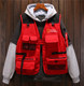 National Geographic Workwear Multi-pocket Photography Vest Men's Jacket Custom Printed Spring and Autumn Outdoor Mesh Vest