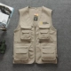 Quốc gia Địa lý Nhiếp ảnh áo vest Hiệp hội Nhiếp ảnh gia Trung Quốc Áo vest mùa hè cotton nhiều túi nam vest đa vai khoác vest nam