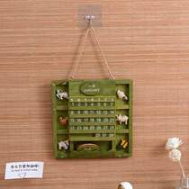 Xinjiang 2022 Calendar Pendulum Table desktop Terra wall Wall Hanging of Mediterranean Wooden Perpetual Calendar Idea